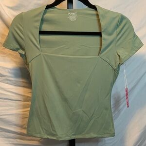 🌺Bundled price Bin1 - Women's Green Square Neck Top